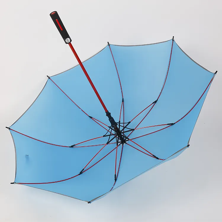 Sky Blue 23-Inch Auto Open Umbrella with 8 Ribs