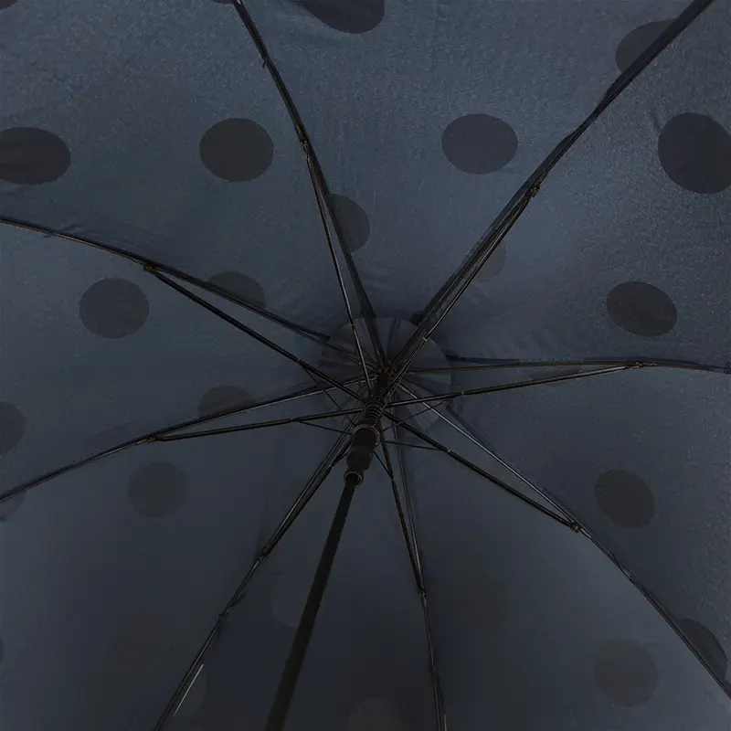 Lady Pagoda Umbrella with 8 Ribs, Windproof, Blue Dotted