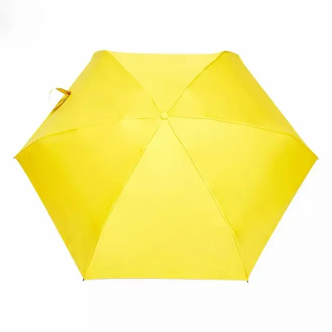 Compact UV-Protected Five Folding Pocket Capsule Umbrella