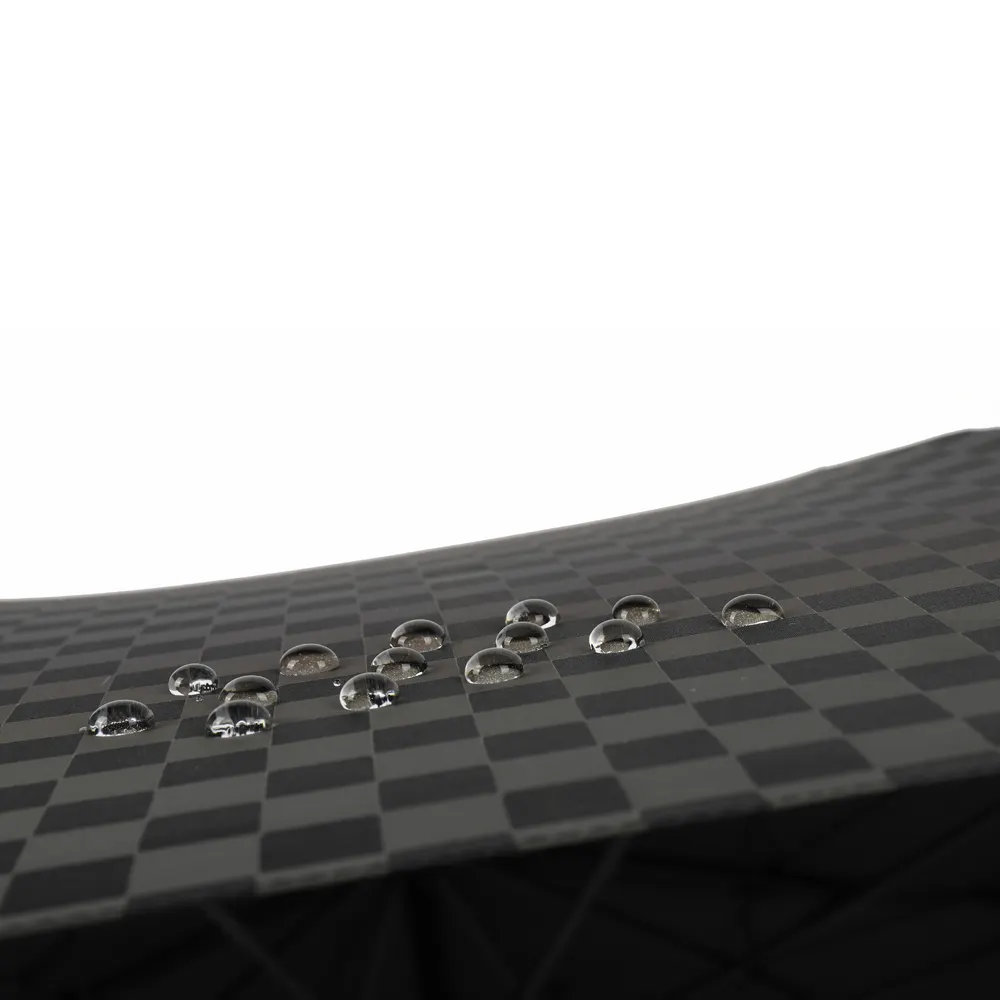 22-Inch Auto Open Windproof Dual-Folding Portable Umbrella with 8 Ribs-Black