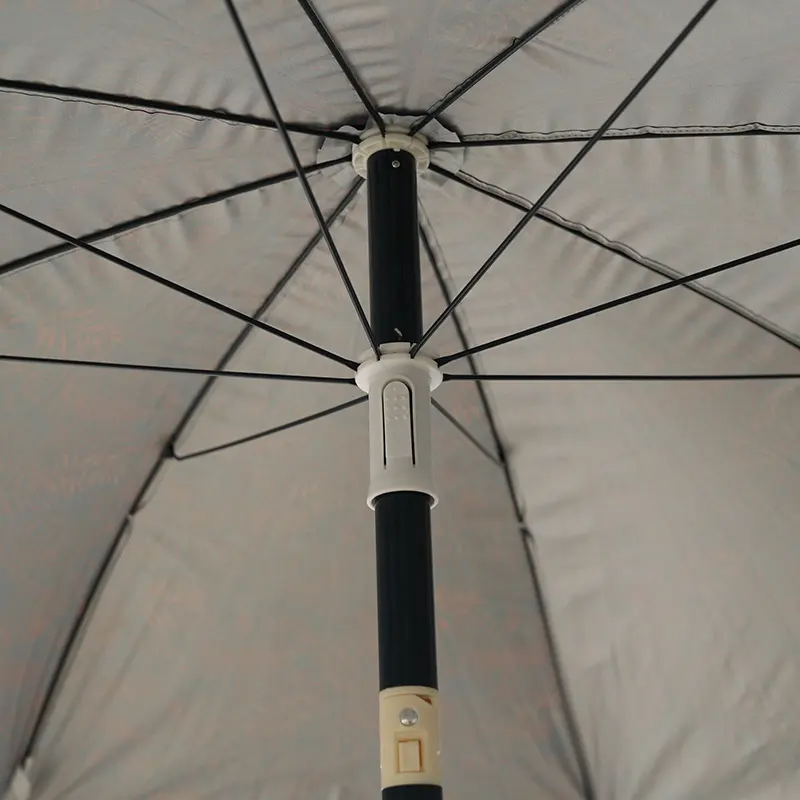 Windproof Beach Umbrella with Tassels: Stylish Sun Protection, Outdoor Ready