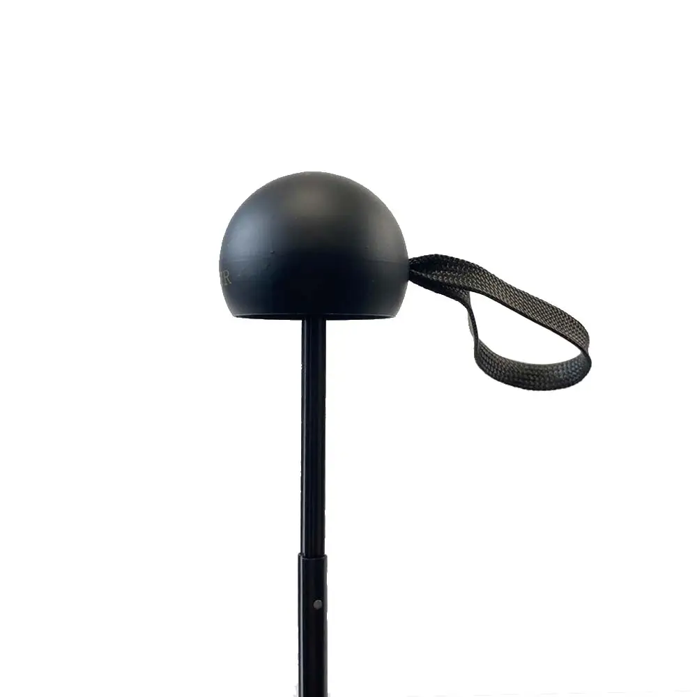 Portable Black Five-Folding Mini Umbrella with Manual Open