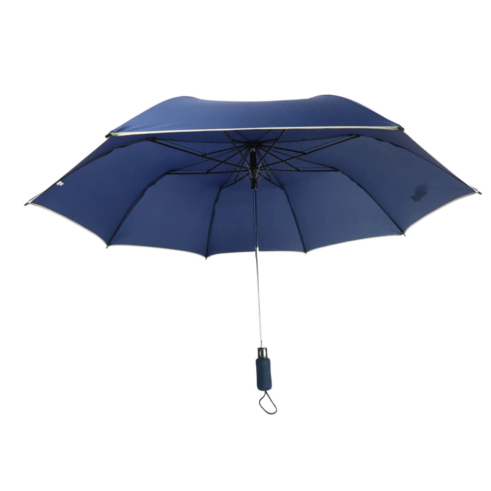 28-Inch Big Size 2-Fold Golf Umbrella with Auto Open-Blue
