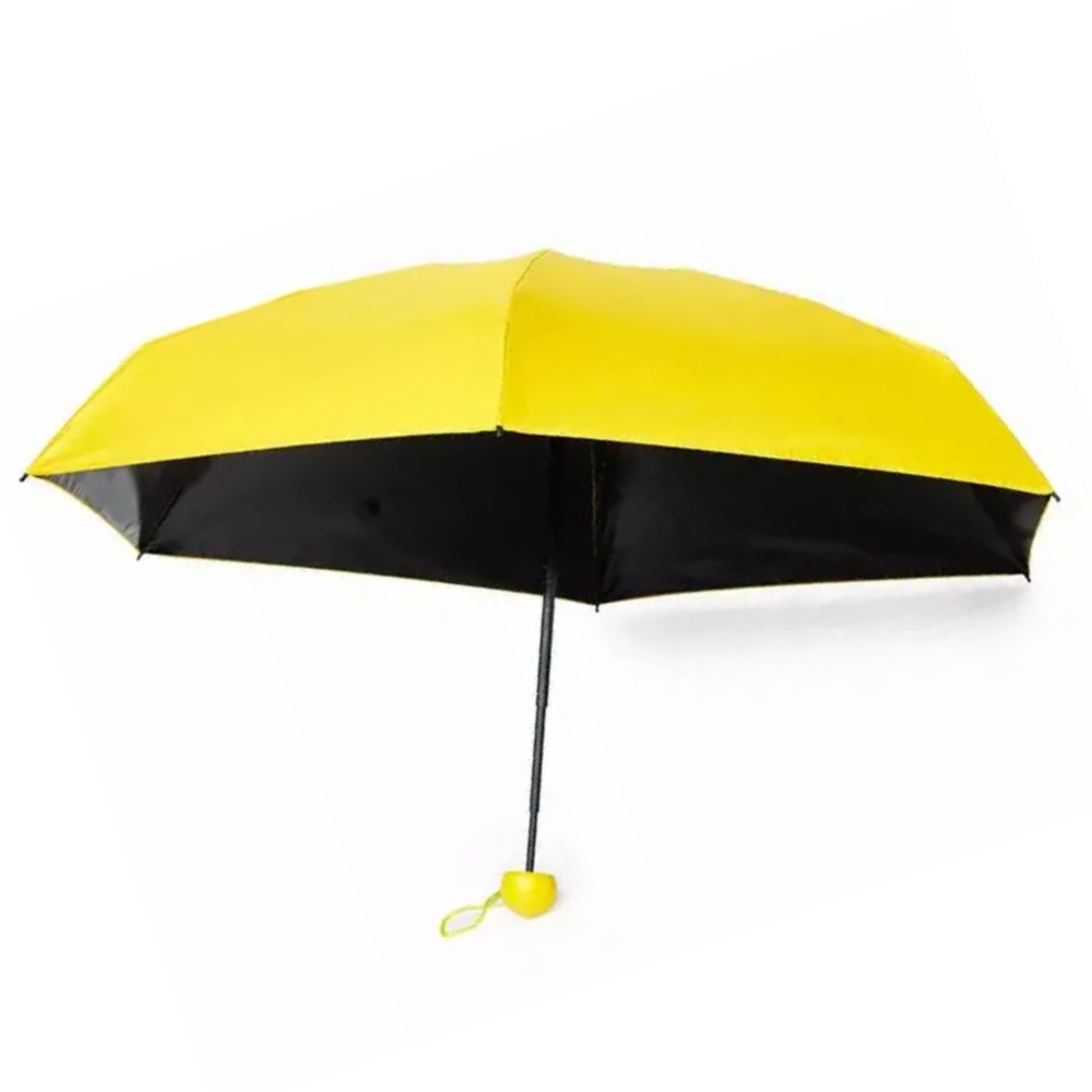 Compact UV-Protected Five Folding Pocket Capsule Umbrella
