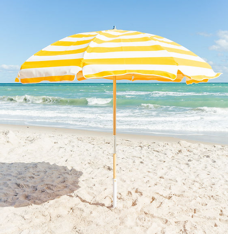 Striped Beach Umbrellas