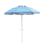 High-Quality UV Big Outdoor Beach Umbrella-Blue Stripe