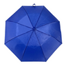 Compact 2-Folding Umbrella with Metal Frame, Polyester Fabric, Blue