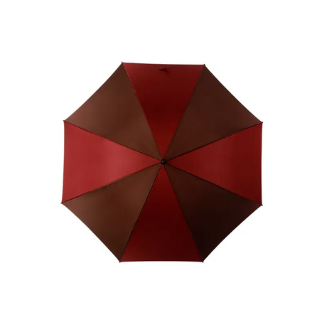 Luxurious Maroon Windproof Beach Umbrella with Stylish Stitching Design