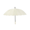 Stylish 27-Inch Big Size Straight Umbrella with 24 Ribs and Leather Handle