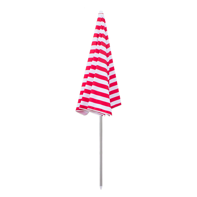 Portable Pink Stripe Outdoor Beach Umbrella