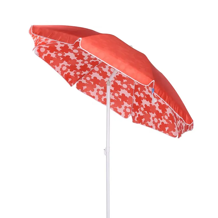 Unique Designed Sun Umbrella: Stylish Inside Print for Beach Bliss