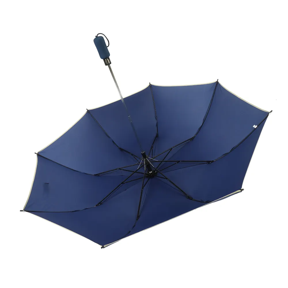 28-Inch Big Size 2-Fold Golf Umbrella with Auto Open-Blue