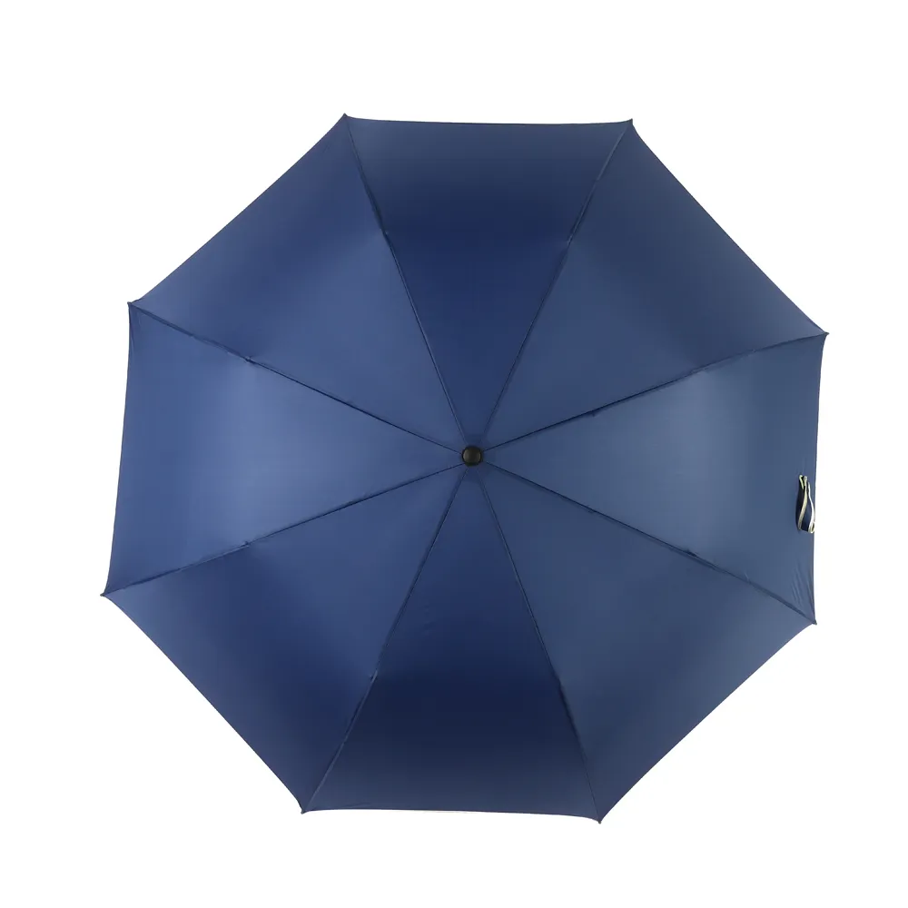 28-Inch Big Size 2-Fold Golf Umbrella with Auto Open-Blue